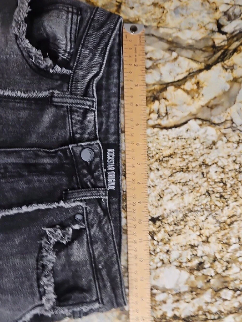 Rockstar Original Men's Distressed Grey Jeans. Size S (28/34)